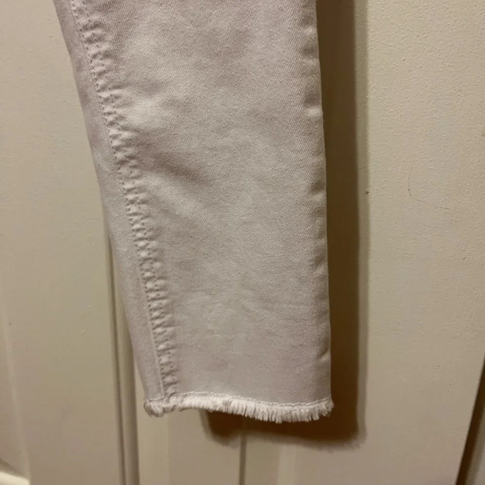 NWOT Justice white cropped jeggings size 12
